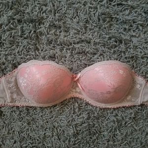 PINK Strapless/ transformable bra